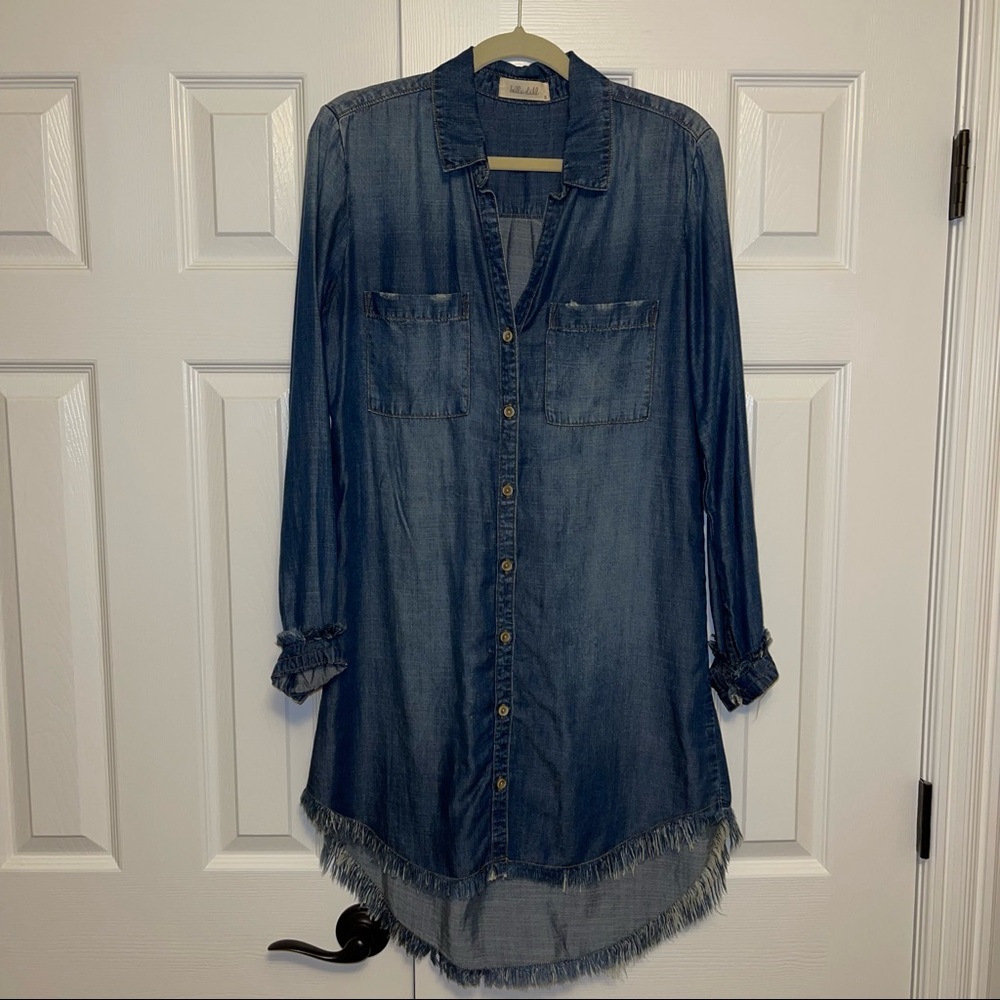 Bella Dahl Denim Distressed Dress